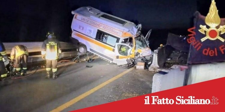 Catania. Incidente in ambulanza: due operatori del 118 in codice rosso