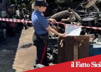 Prov.di Catania.Scoperta officina abusiva :2 denunciati