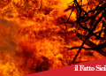 Prov. Agrigento. Un vasto incendio ha colpito i comuni di Bivona e Santo Stefano Quisquina