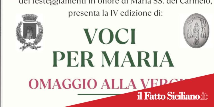 S.M.di Licodia. Al via la IV edizione di “Voci per Maria” – Omaggio alla vergine