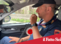 Catania. In auto con una mazza chiodata e bimbi piccoli