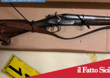 Catania. Sotto il divano fucile e munizioni. Arrestato