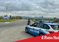 Autostrada A19. Auto in panne. Gli agenti trovano droga e un coltello