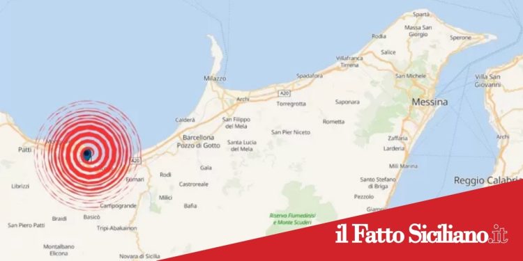 Sicilia. Terremoto di magnitudo 3.7  nel Messinese