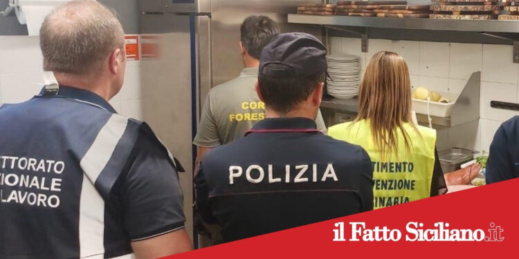 Catania. Lavoro nero e scarsa igiene: multe da 62mila euro