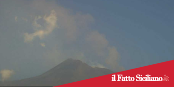 Etna.Debole emissione di cenere dai crateri sommitali: allerta voli portata ad arancione
