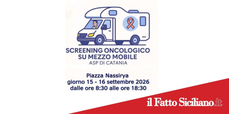 Paternò. Il camper della prevenzione sbarca a piazza Nassirya