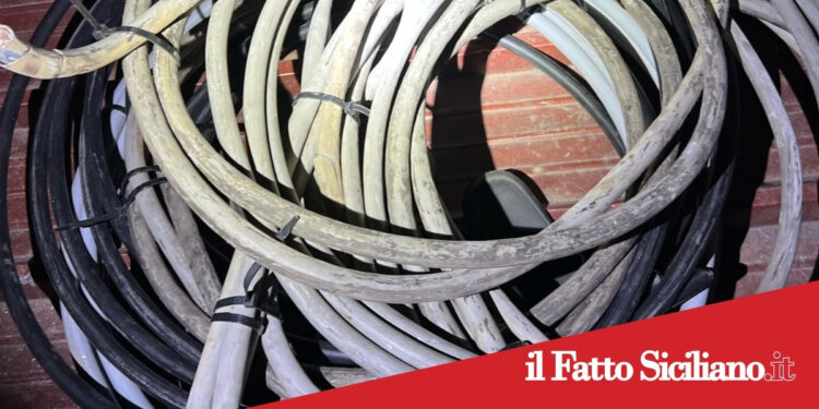 Catania. Ruba cavi di rame: arrestato 59enne
