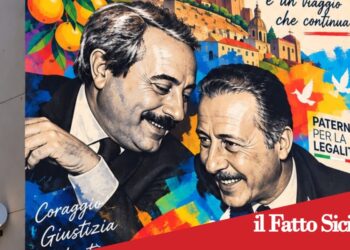 Paternò. Viale dei Platani: La proposta per un murale dedicato a Falcone e Borsellino