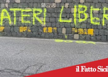 Etna. Scritte spray contro il ticket ai Crateri Silvestri